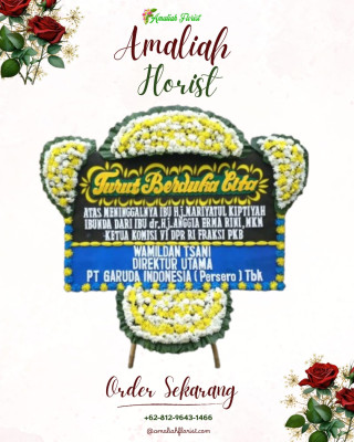 Papan Bunga Duka di Telukbetung Timur