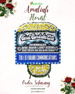 Papan Bunga Duka di Telukbetung Timur